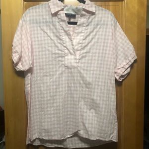 Lafayette 148 Gingham shirt